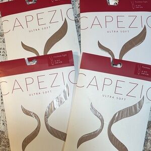 Capezio Ultra Soft Footless Tights in Caramel Color